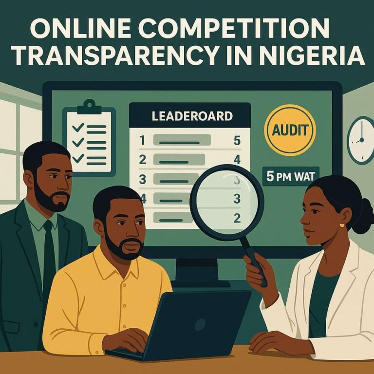 Online Competition Transparency in Nigeria