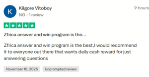 Trustpilot review 1