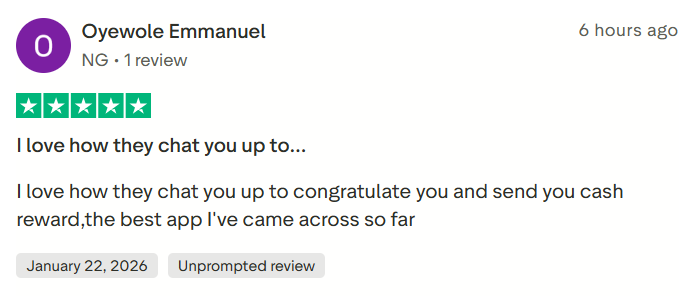 Trustpilot review 4