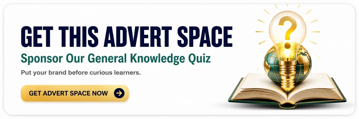 Advertise on General Knowledge Quiz on ZFRICA Answer & Win