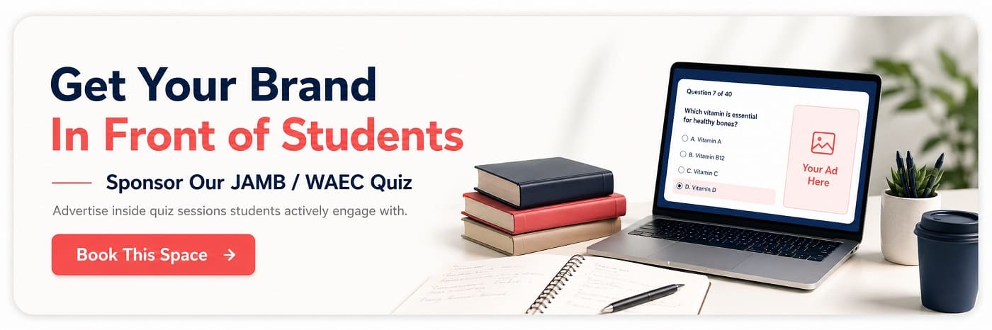 Sponsor JAMB and WAEC Quiz on ZFRICA Answer & Win