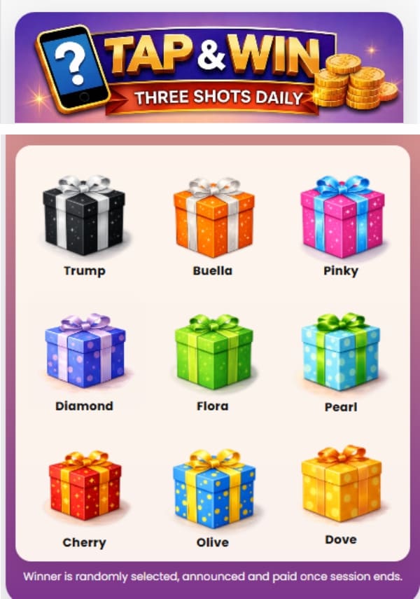 tap and win interface