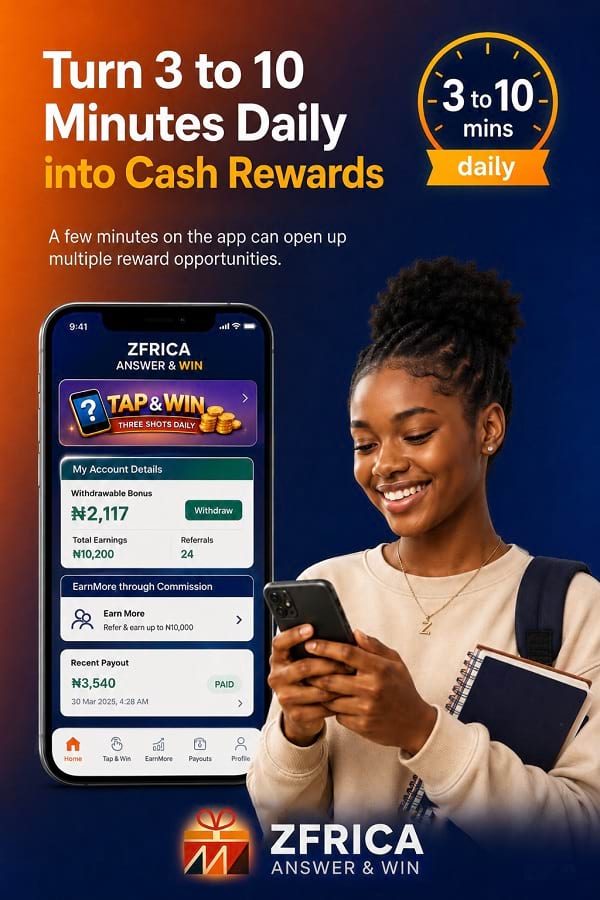 Turn 3 to 10 minutes daily into cash reward