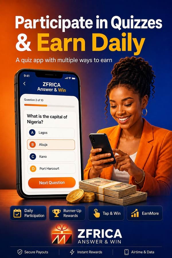 participate in quizzes and earn daily