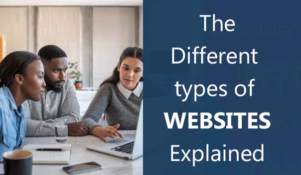 Different kinds of website explained
