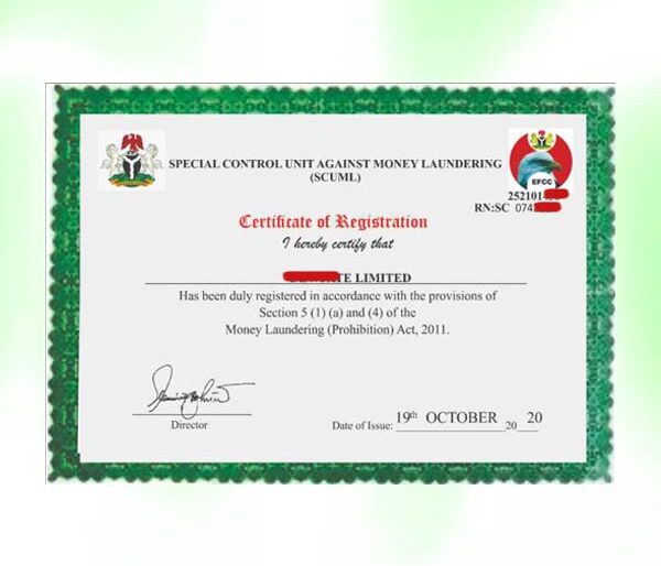 Get SCUML certificate