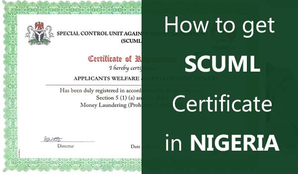 get SCUML certificate in Nigeria