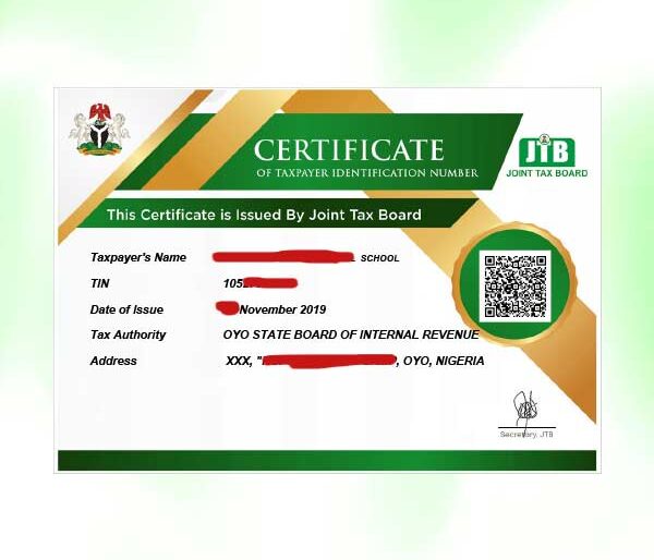 Register TIN zfrica