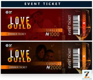 EVENT TICKET design