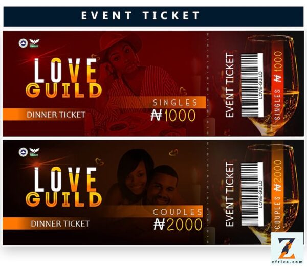 EVENT TICKET design