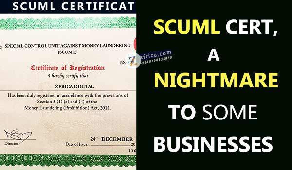 SCUML A NIGHTMARE TO SOME BUSINESSES