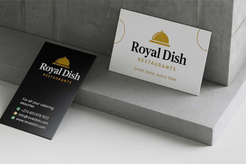 Double sided business card Aba