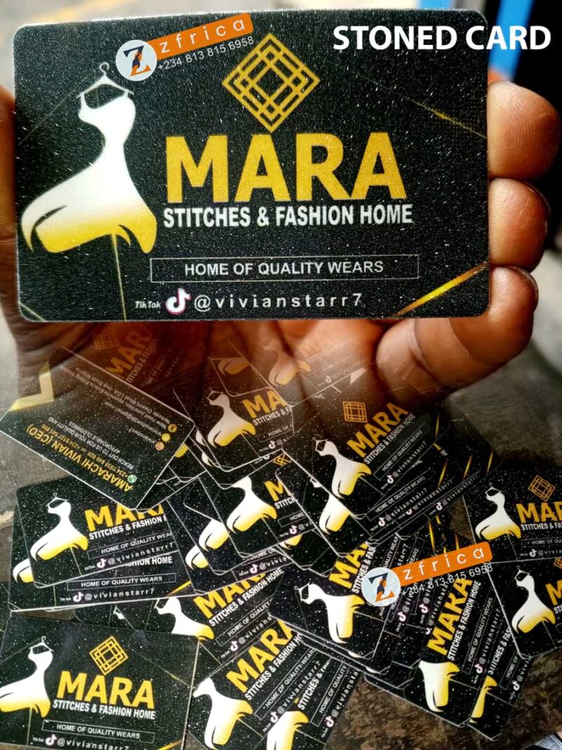 Glitter Lamination Business Cards (Stone Glitters)