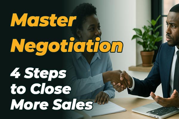 Master Negotiation 4 Steps to Close More Sales