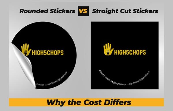 Rounded Stickers Vs Straight Cut Stickers