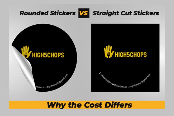 Rounded Stickers Vs Straight Cut Stickers