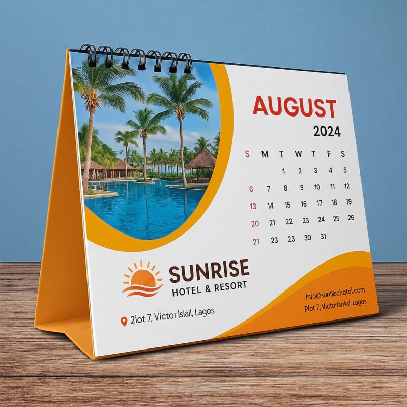 Table Calendar Design and Printing (1)