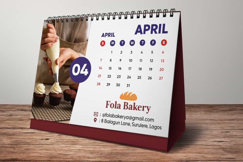 Table Calendar Design and Printing (2)