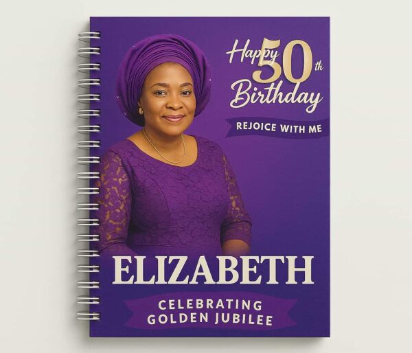 Customized Birthday Jotter Design and Printing, Aba, Nigeria