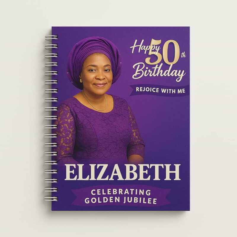 Customized Birthday Jotter Design and Printing, Aba, Nigeria