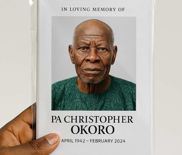 Customized BurialFuneral Jotter Design and Printing, Aba, Nigeria