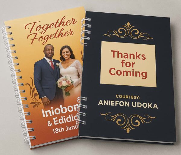 Hardcover Jotter Design and Printing, Aba, Nigeria