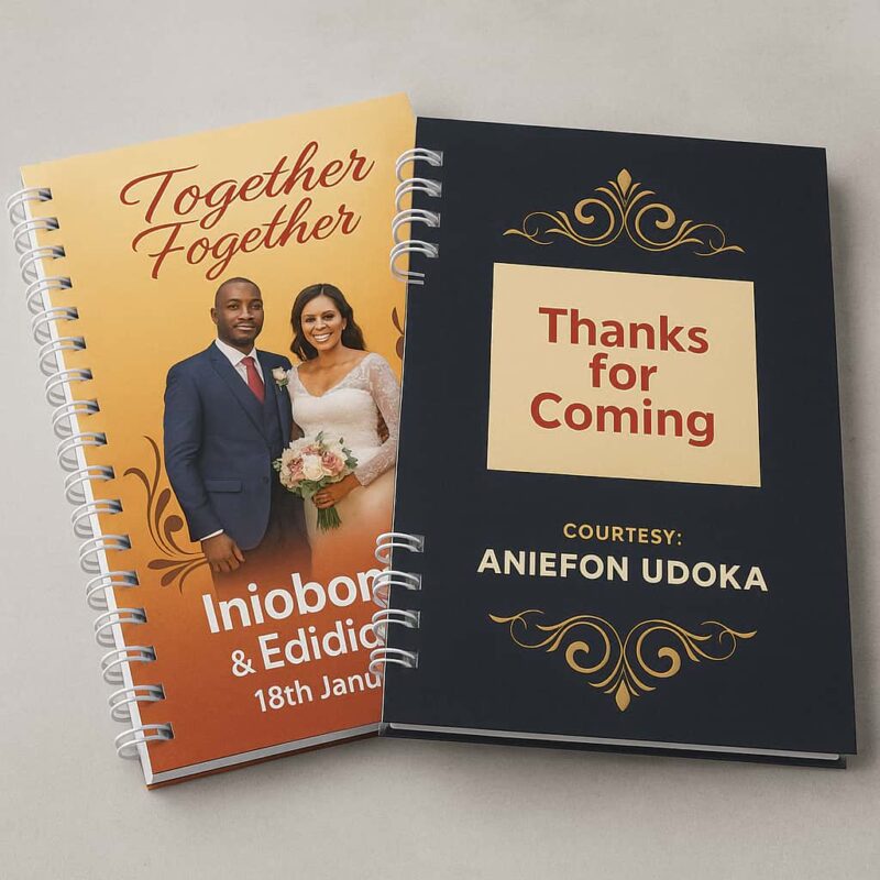 Hardcover Jotter Design and Printing, Aba, Nigeria