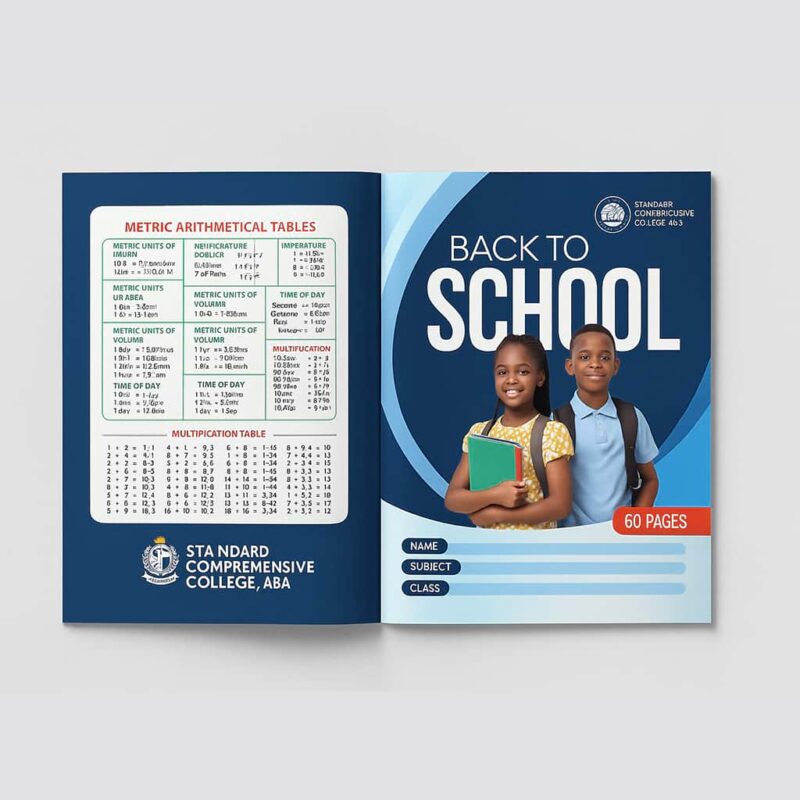 Notebook & Exercise Book Design and Printing, Aba (4)