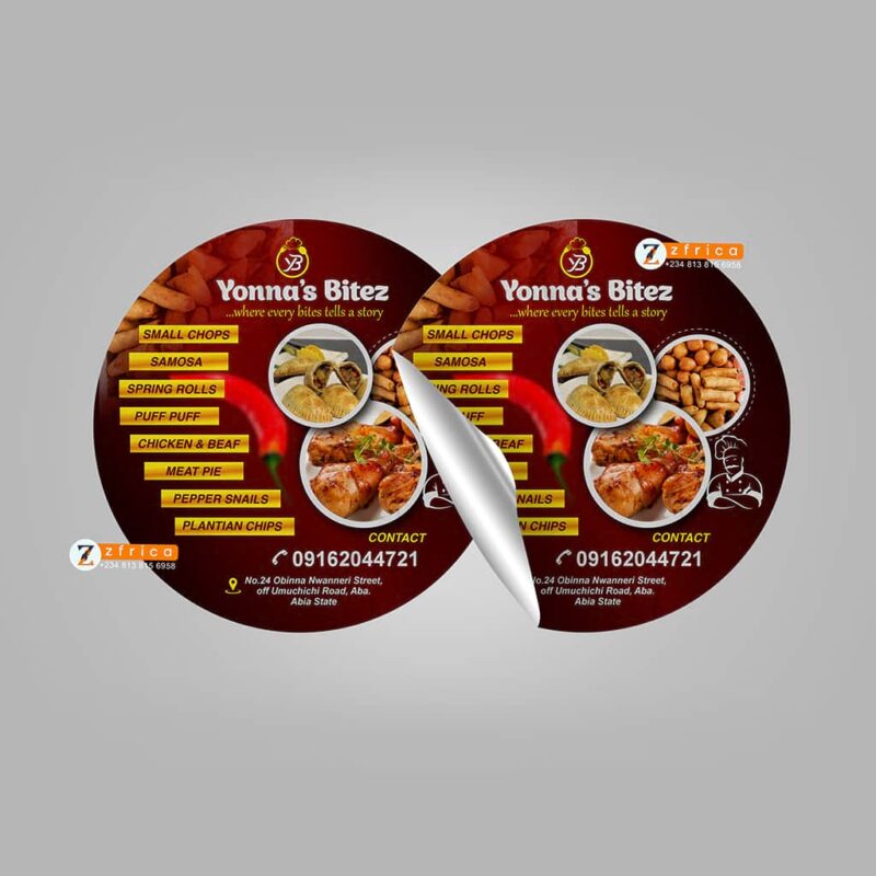 Product Label Sticker Design and Printing, Aba, Nigeria (2)
