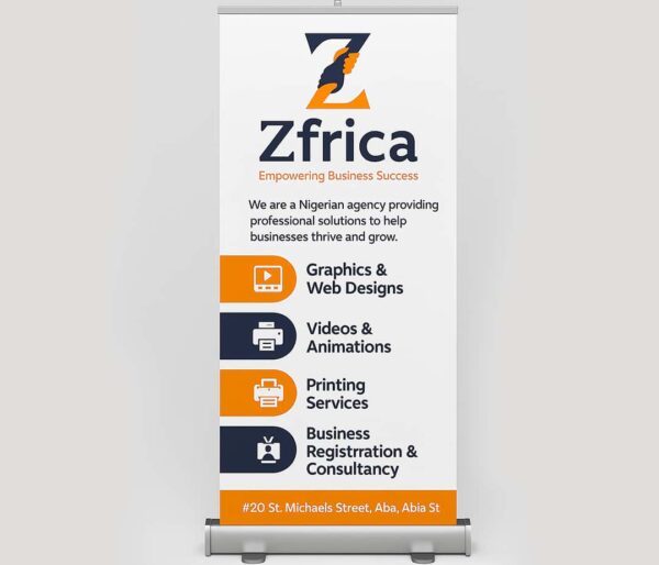 Rollup Banner Design and Printing (Small Base), Aba, Nigeria (1)