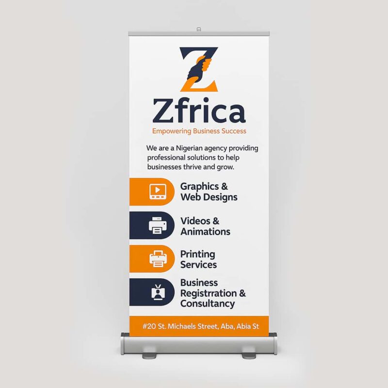 Rollup Banner Design and Printing (Small Base), Aba, Nigeria (1)