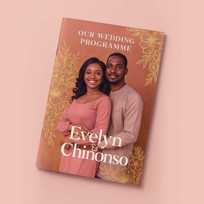 Wedding Programme Design and Printing